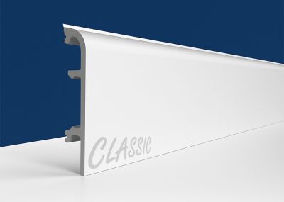 ПВХ - плинтус Напольный плинтус - АКСЕССУАРЫ Плинтус - CLASSIC 80 / Comfort